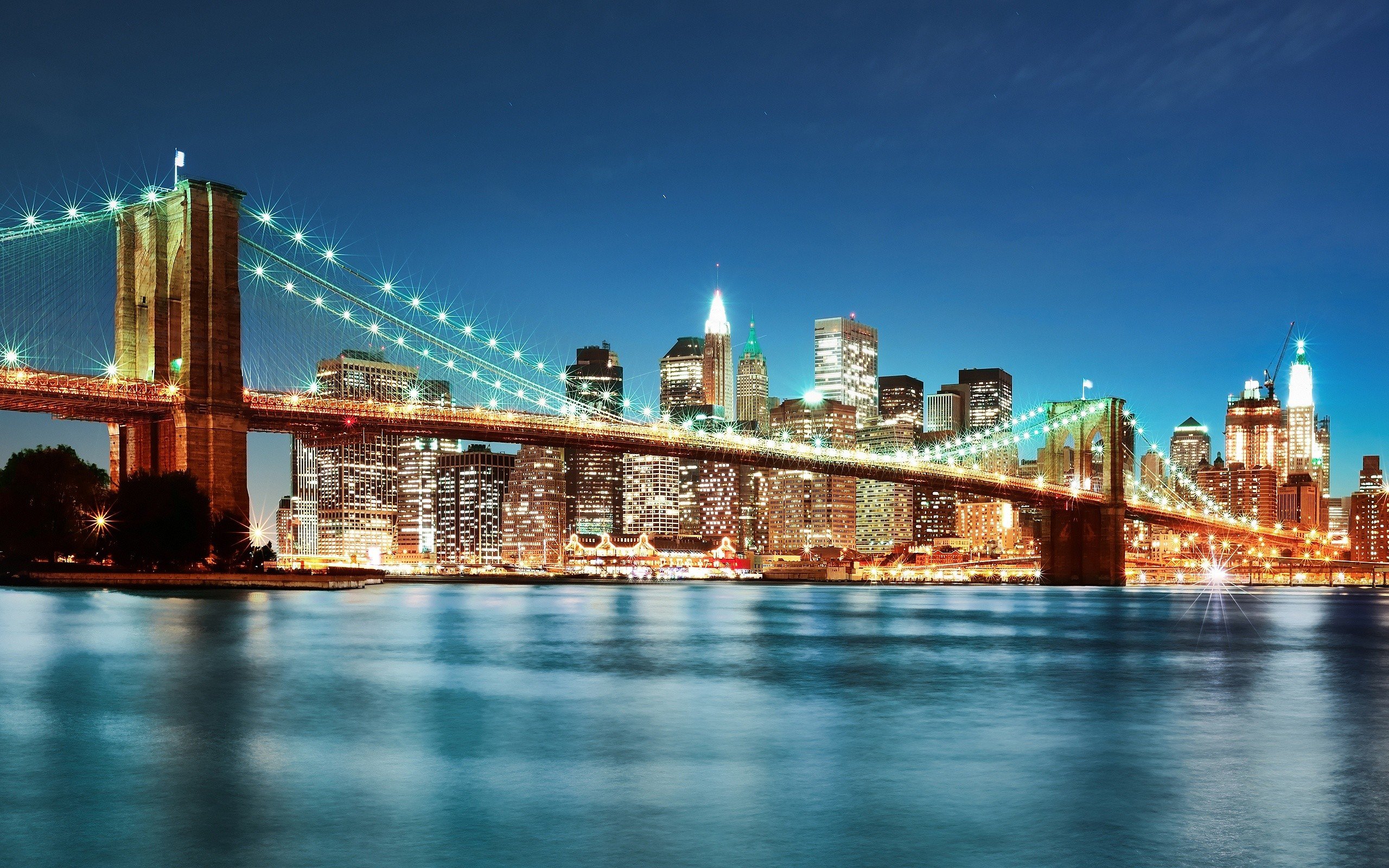 brooklyn, Bridge, New, York, City Wallpaper