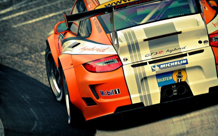 porsche, Orange, Hybrid, Vehicles, Porsche, Gt3, Cup, Michelin, Racing, Cars, Nordschleife HD Wallpaper Desktop Background