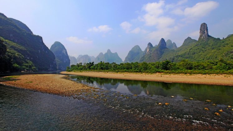 landscapes, Nature, Rivers, Land HD Wallpaper Desktop Background