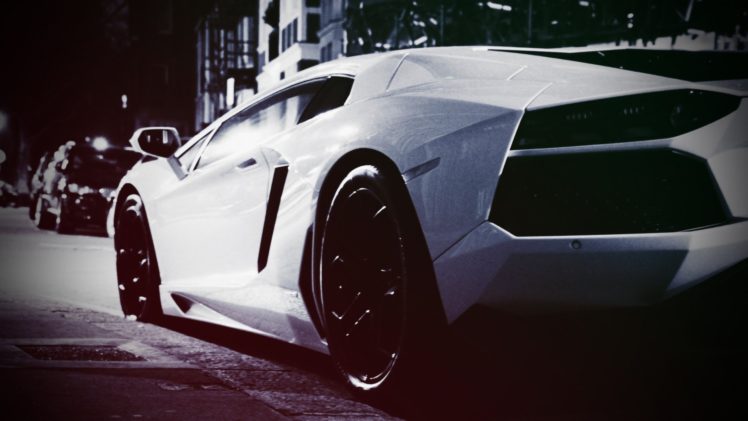 streets, Vintage, Cars, Lamborghini, Lamborghini, Aventador HD Wallpaper Desktop Background