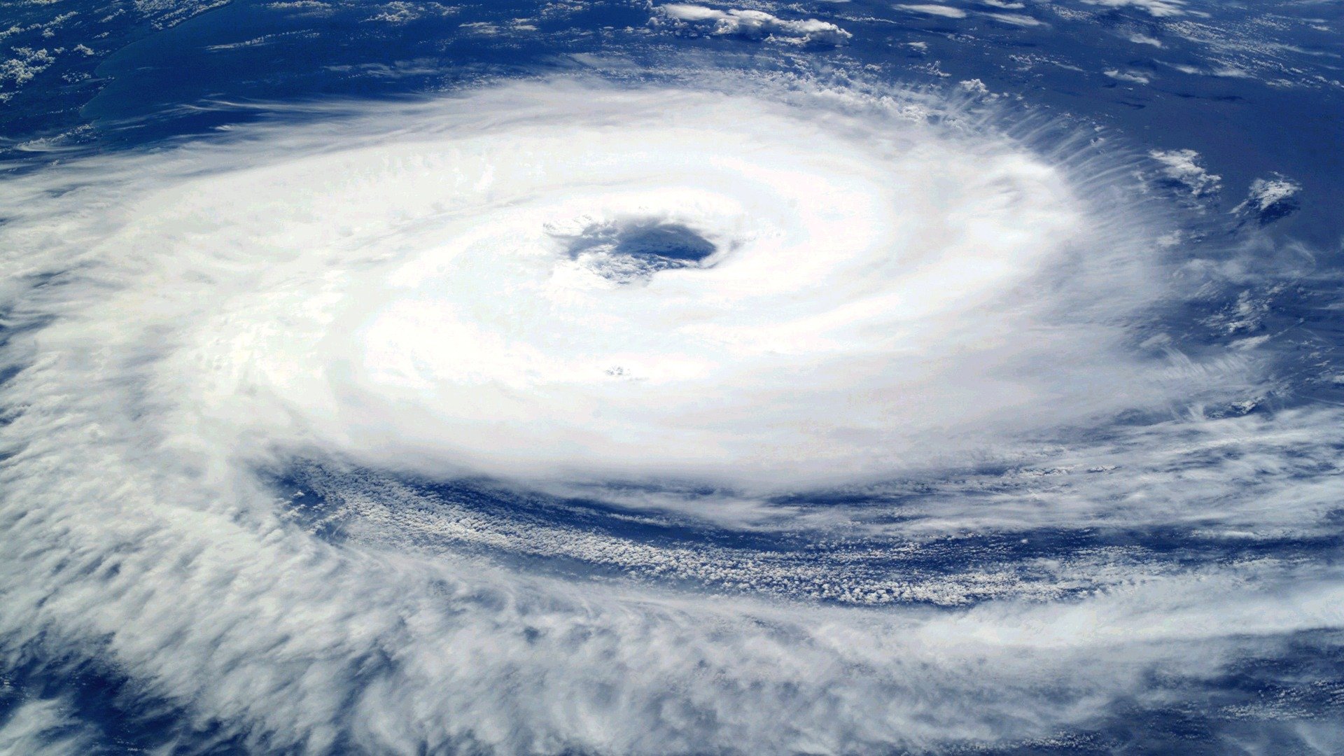 clouds, Hurricane Wallpaper