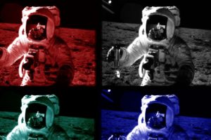 astronauts, Moonwalk