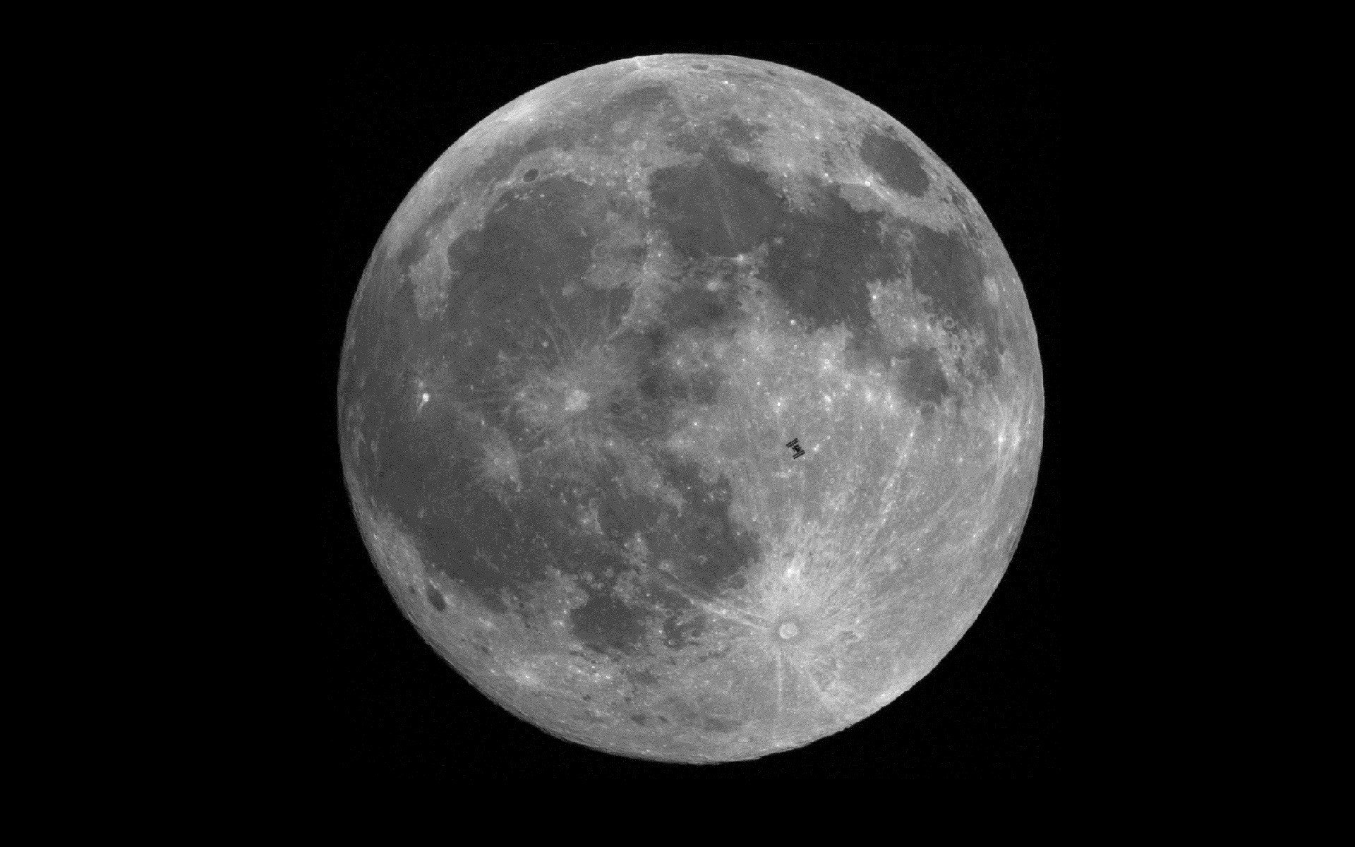 outer, Space, Moon, International, Space, Station