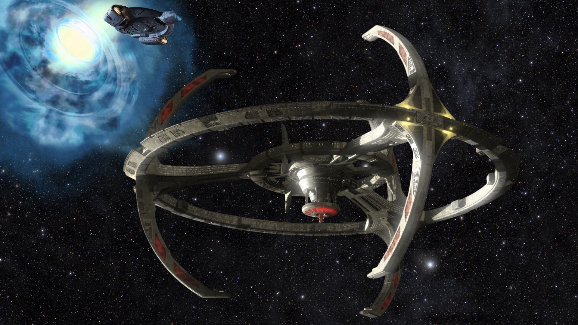 deep, Space, Nine, Star, Trek, Futuristic, Television, Sci fi, Spaceship,  13 Wallpaper