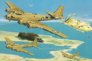 bomber, B 17, Flying, Fortress, B 17