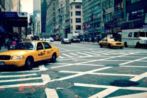cityscapes, Streets, Urban, Usa, Traffic, New, York, City, Taxi, Crossovers, Sidewalks