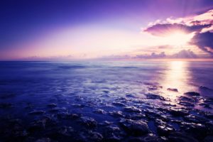 sunset, Ocean, Clouds, Landscapes, Waterscapes, Photo, Filters