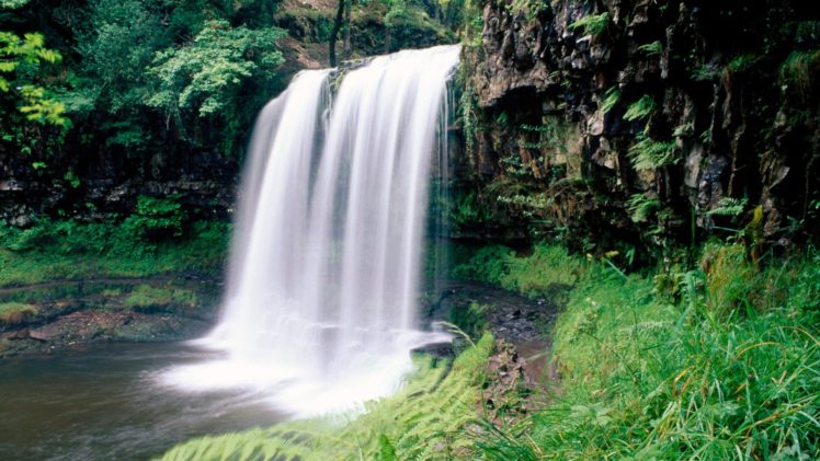 landscapes, Wales, South, Waterfalls, National, Park HD Wallpaper Desktop Background