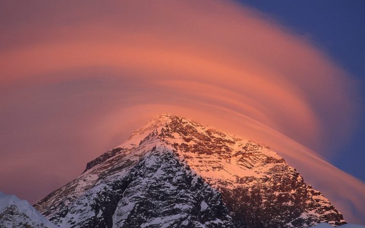 clouds, Landscapes, Wind, Nepal, National, Park, Mount, Everest HD Wallpaper Desktop Background
