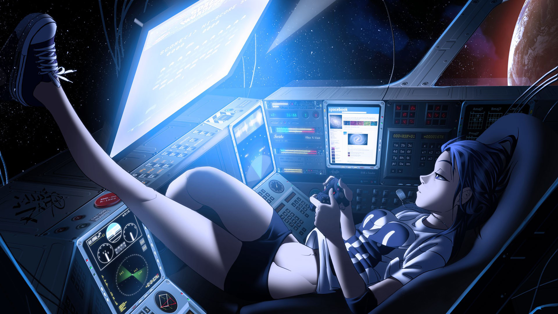 ...Com, Anime, Manga, Cockpit, Tech, Mech, Spaceship, Spacecraft, Screen, C...