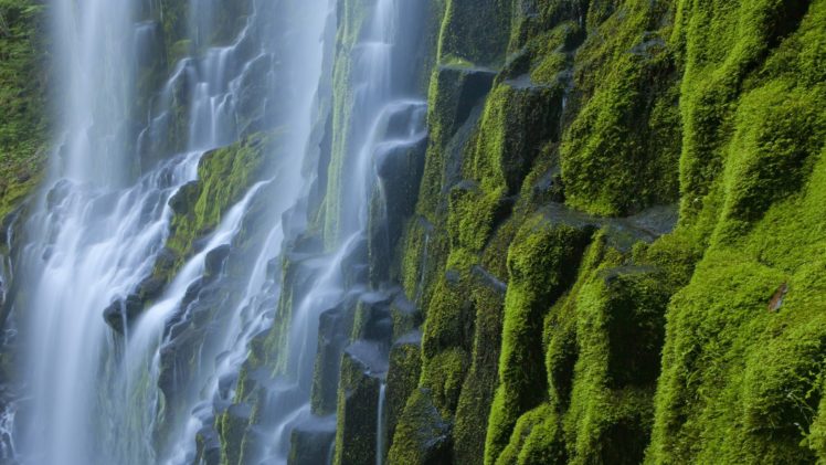 mountains, Oregon, Waterfalls, Proxy HD Wallpaper Desktop Background