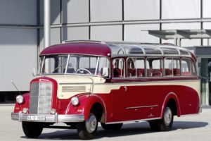 1951, Mercedes, Benz, O, 3500, Kassbohrer, Bus, Transport, Semi, Tractor, Retro