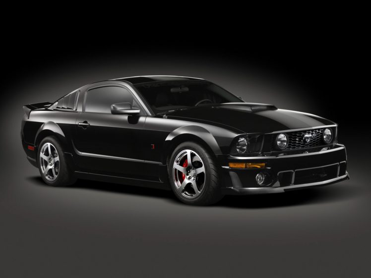2007, Roush, Stage 3, Blackjack, Ford, Mustang, Muscle HD Wallpaper Desktop Background