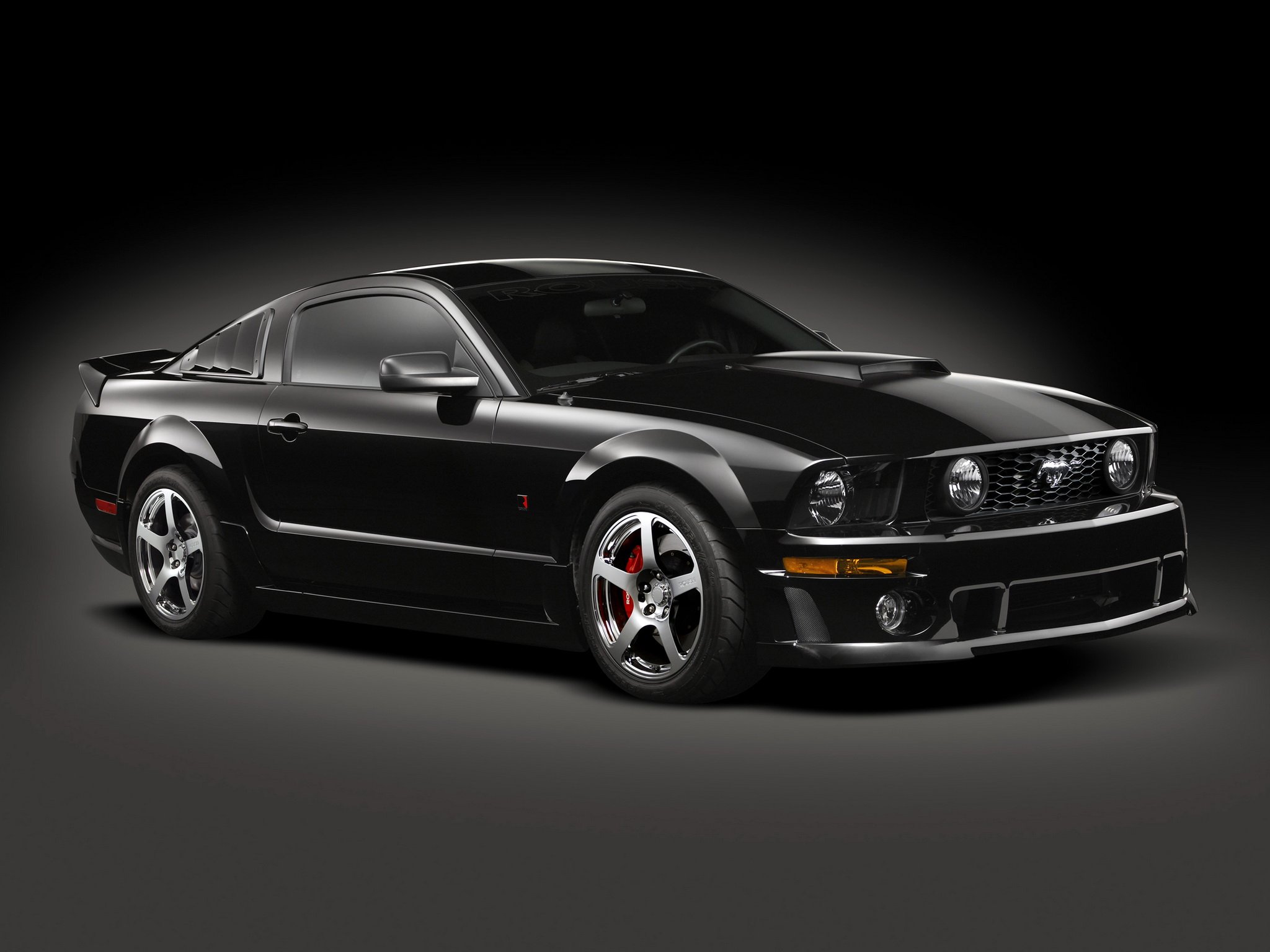 2007, Roush, Stage 3, Blackjack, Ford, Mustang, Muscle Wallpaper