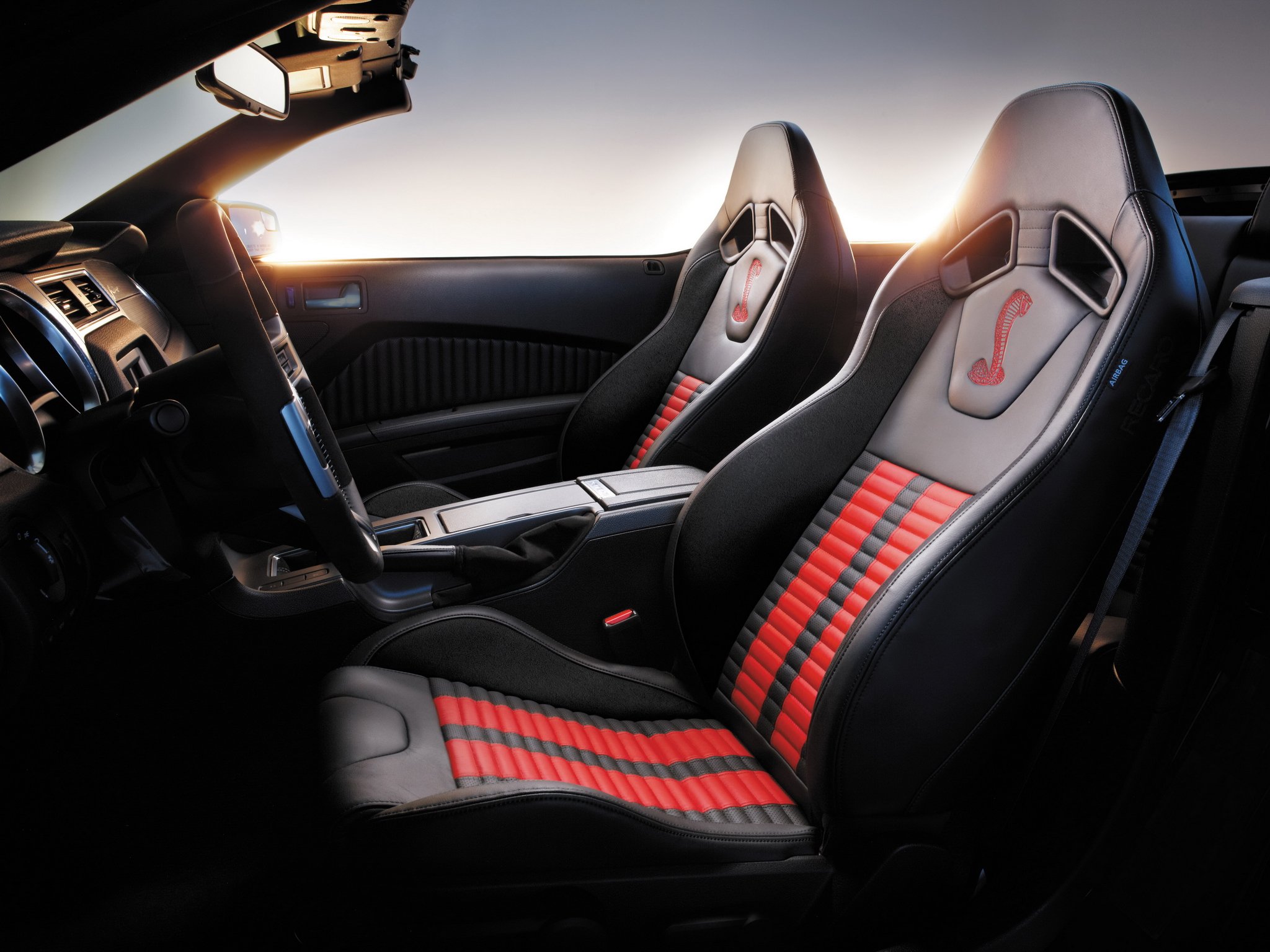 2012, Shelby, Gt500, Svt, Convertible, Ford, Mustang, Muscle, Interior Wallpaper