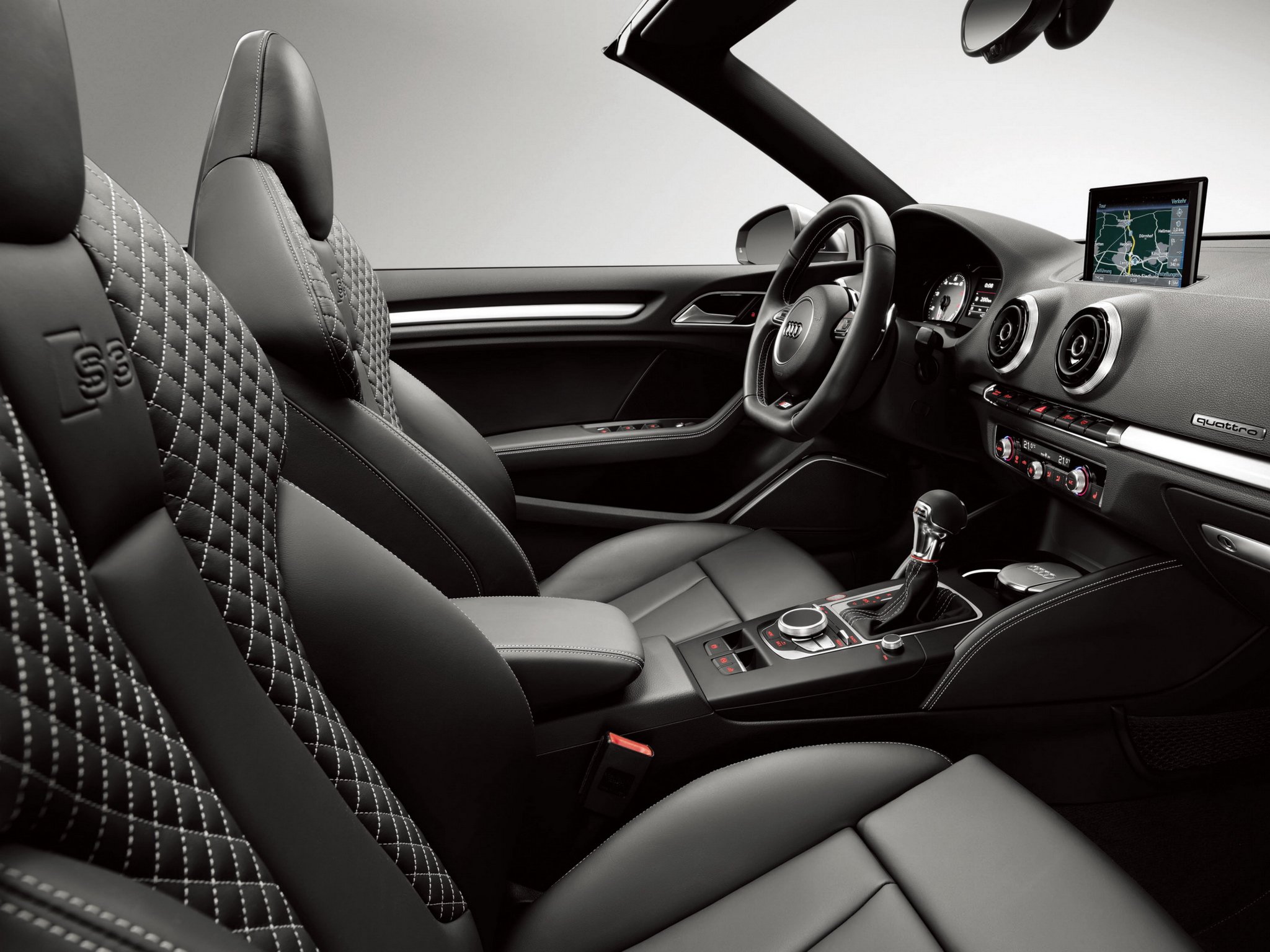 2014, Audi, S 3, Cabrio,  8 v , Convertible, Interior Wallpaper