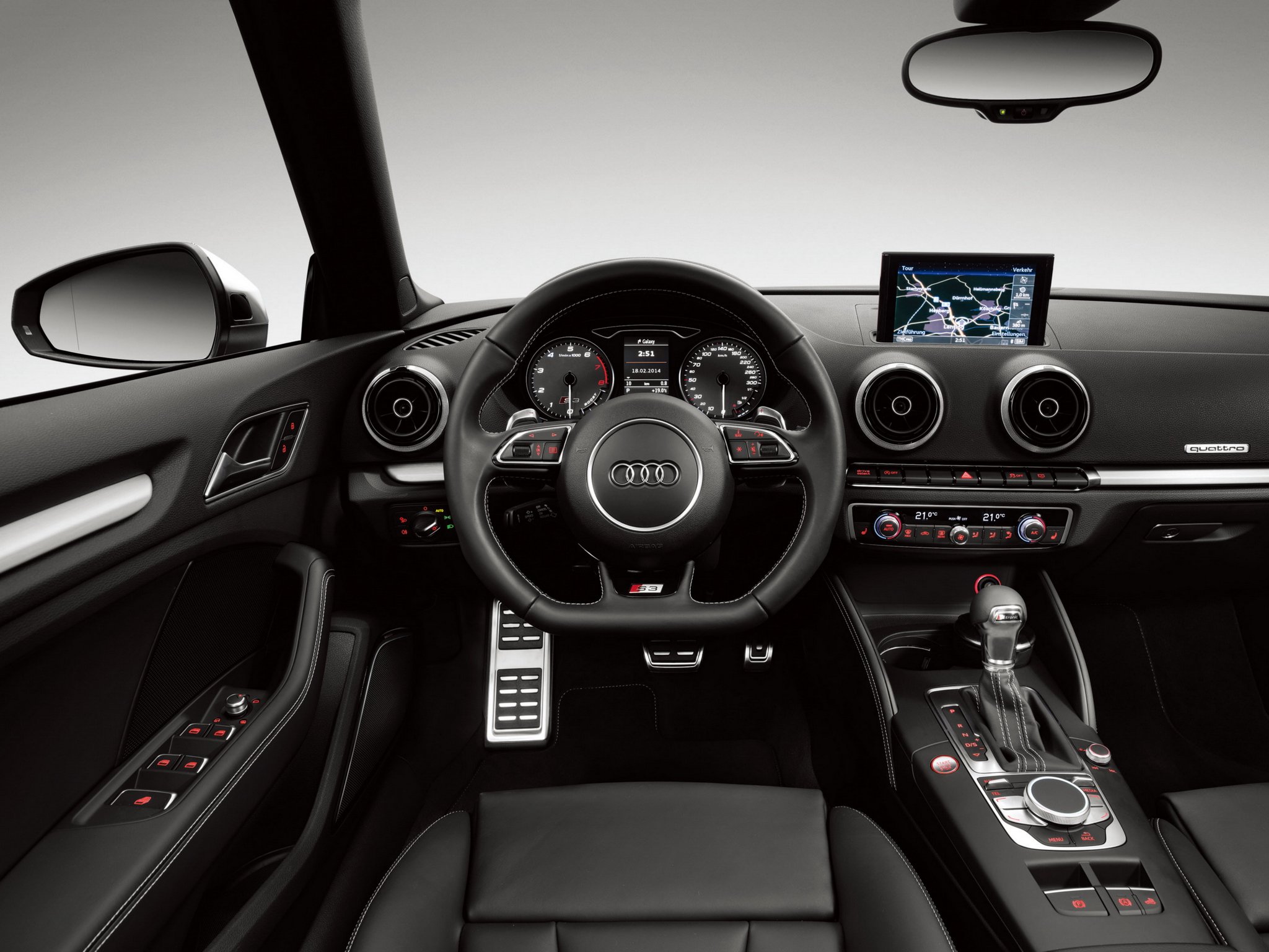 2014, Audi, S 3, Cabrio,  8 v , Convertible, Interior Wallpaper