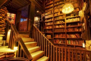 world, Architecture, Room, Library, Wood, Retro, Cabin, Resort, Hdr, Books, Stairs, Rustic, Stone, Buildings, Lamps, Lights, Rail