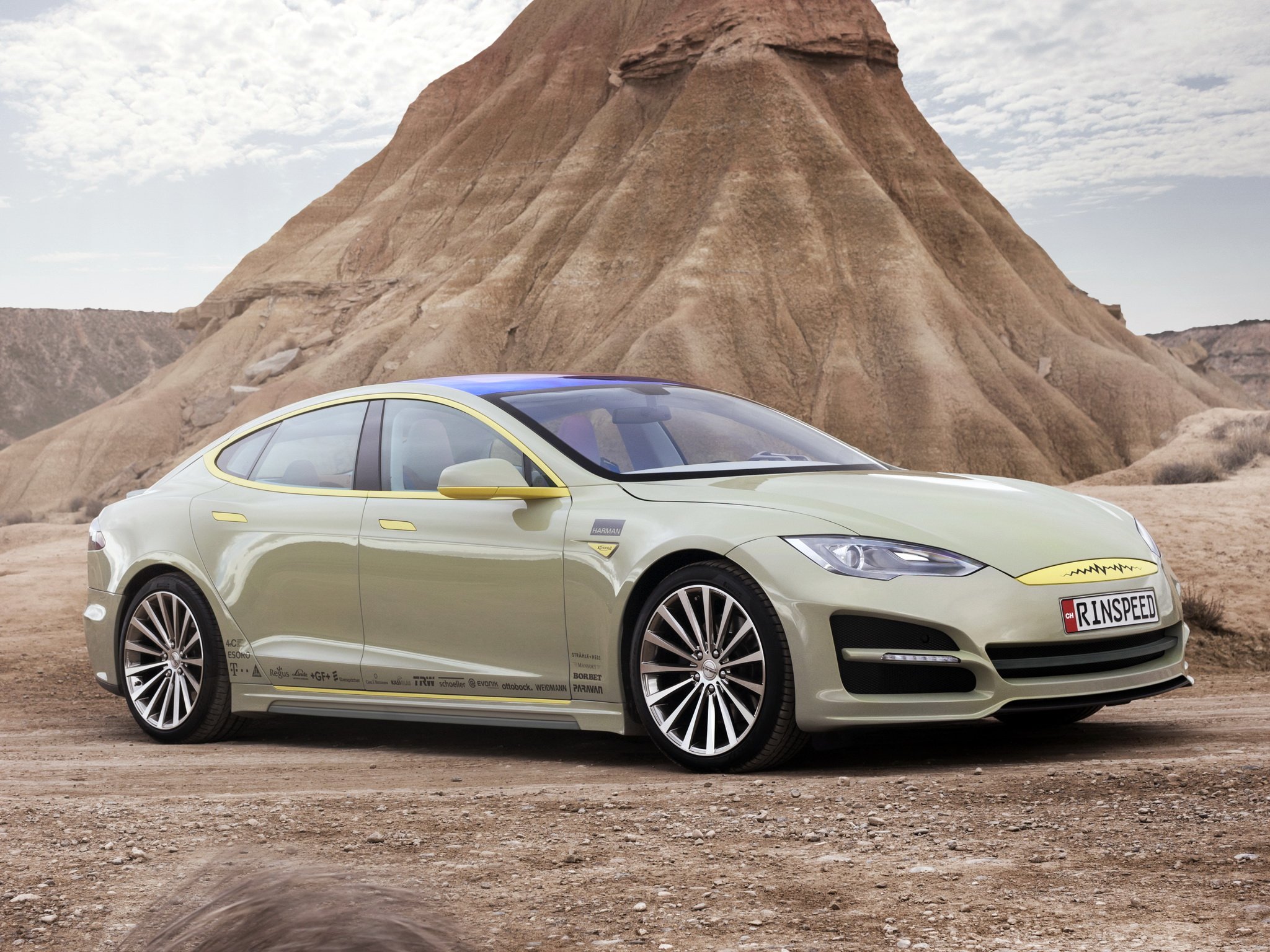 2014, Rinspeed, Xchange, Tesla, Electric, Supercar, Concept Wallpaper