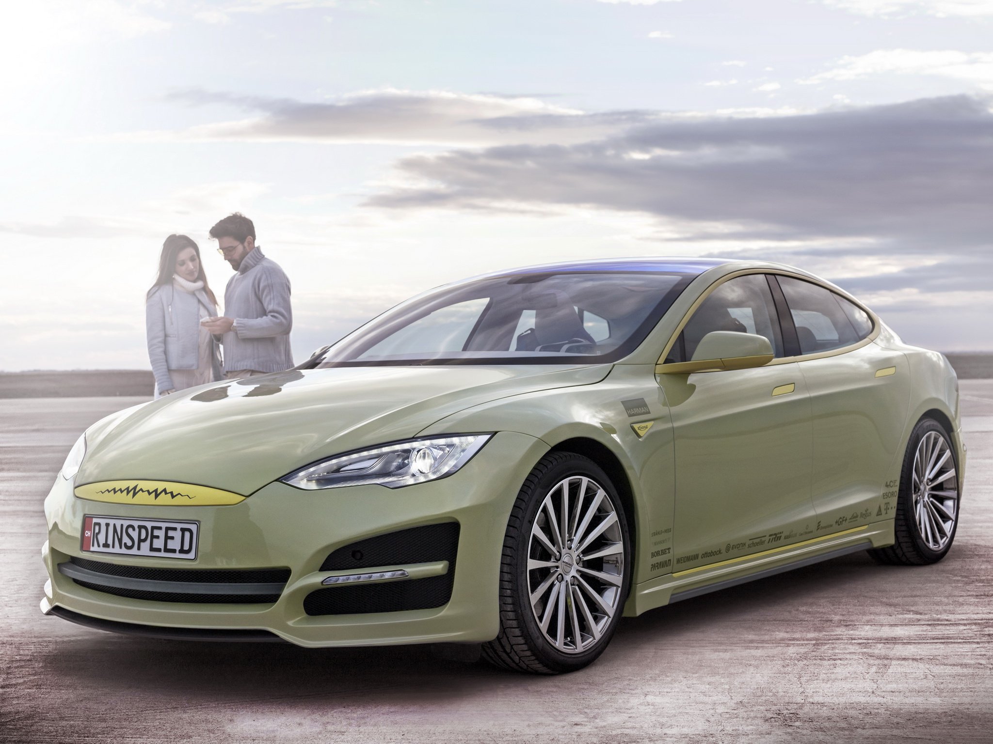 2014, Rinspeed, Xchange, Tesla, Electric, Supercar, Concept Wallpaper