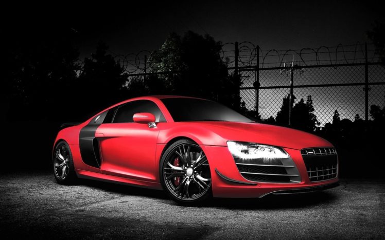 audi, R8, Gt, Vehicles, Cars, Auto, Red, Wheels, Tuning, Grill, Lights HD Wallpaper Desktop Background