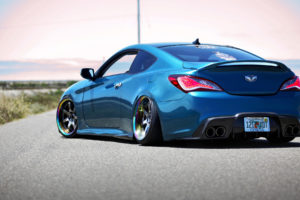 hyundai, Vehicles, Cars, Auto, Tuning, Stance, Roads, Wheels, Blue, Low