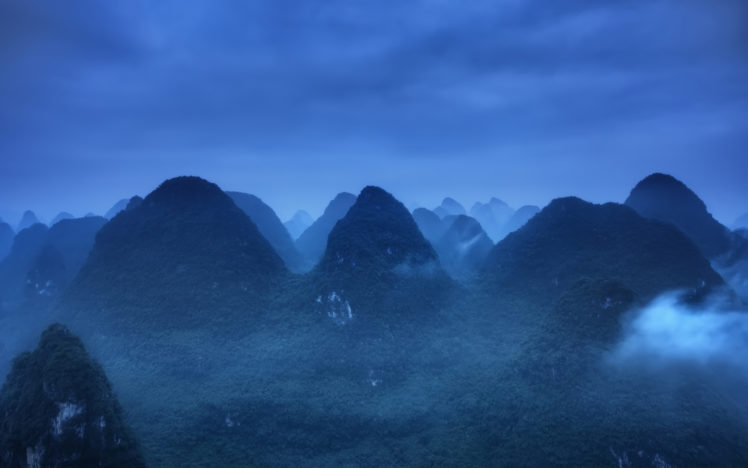 nature, Landscapes, Fog, Mist, Haze, Clouds, Jungle, Trees, Forest HD Wallpaper Desktop Background