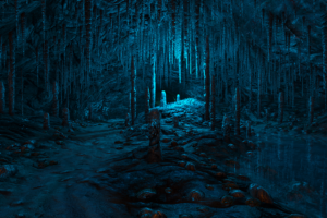 dear, Esther, Video, Games, Nature, Landscapes, Cavern, Caves, Stalagmite, Stalactite, Detailpsychedelic, Blue, Path, Trail, Rocks, Fantasy