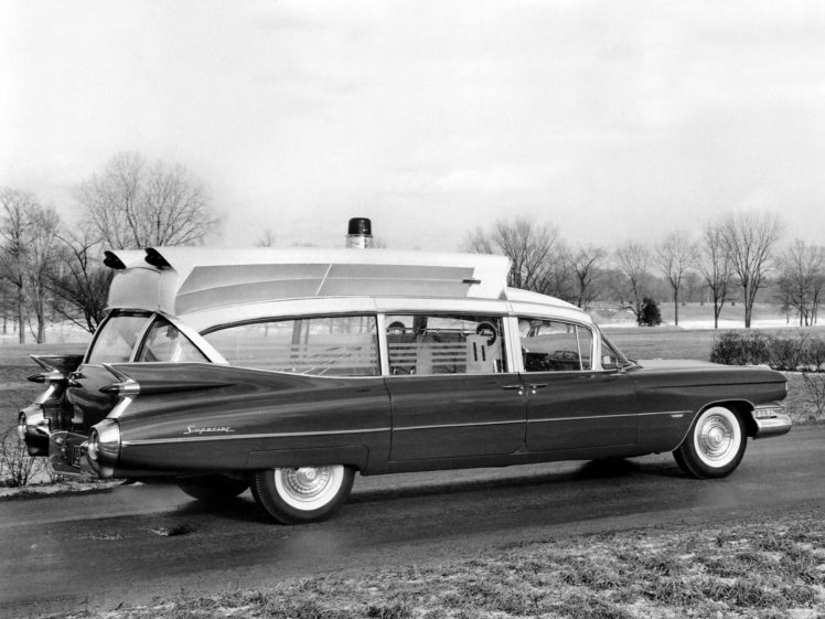 1959, Superior, Cadillac, Royale, Super, Rescuer, Ambulance,  6890 , Starionwagon, Emergency, Retro HD Wallpaper Desktop Background