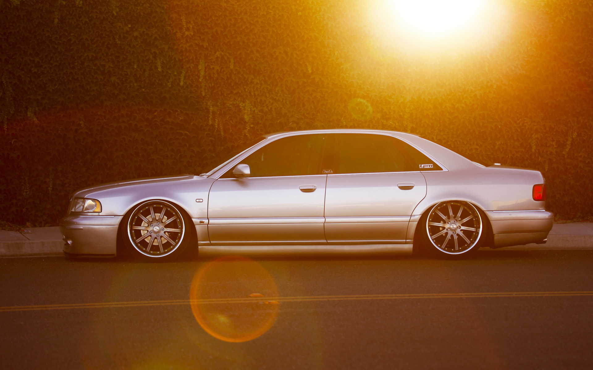 audi, Vehicles, Cars, Auto, Tuning, Stance, Import, Stance, Sunlight, Roads, Low, Sunset, Wheels Wallpaper