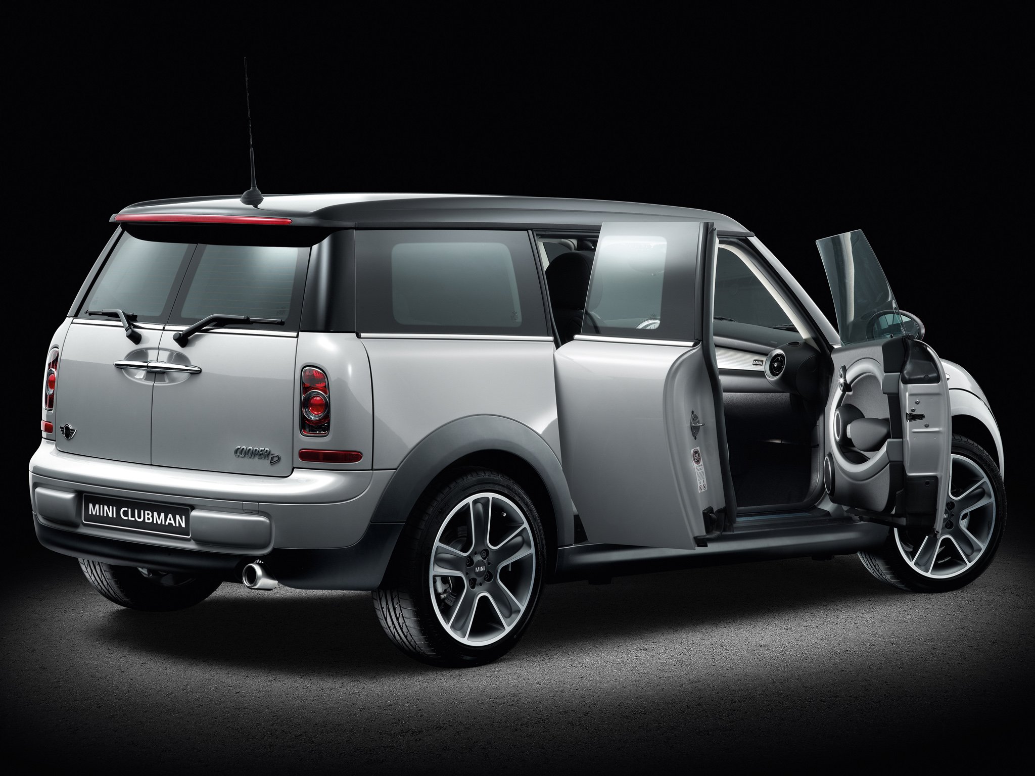 Matte Black Beltline Decal Kit For Mini Cooper S JCW R55 Clubman - Chrome Delete