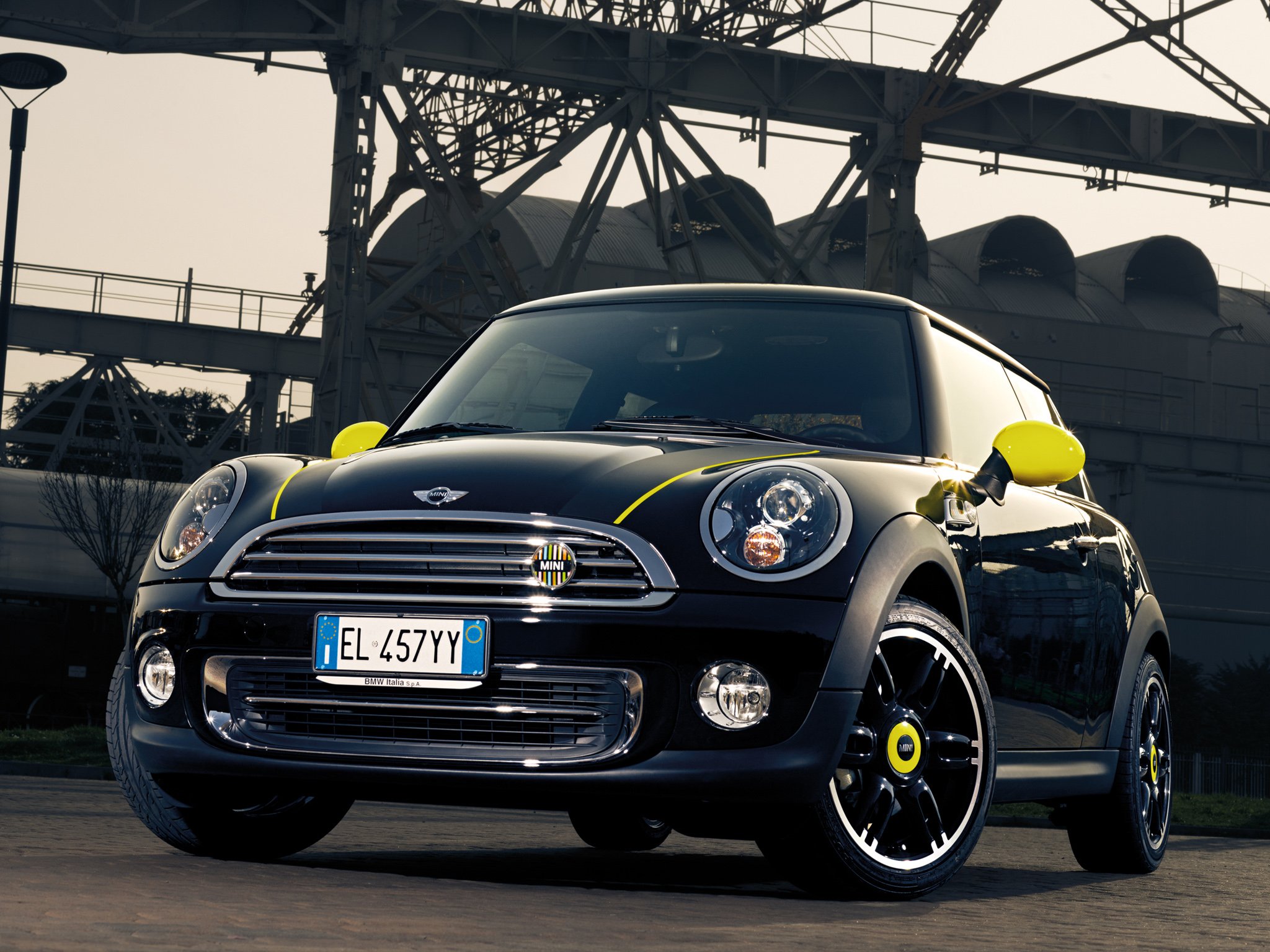 2012, Mini, Cooper, S, Ray, Line,  r56 Wallpaper