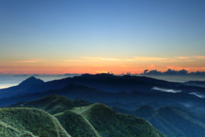 nature, Landscapes, Mountains, Hills, Sky, Clouds, Sunset, Sunrise, Trees, Forest, Scenic, View, Color, Fog, Mist, Haze