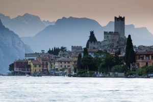 italy, Malcesine, Garda, World, Architecture, Buildings, Houses, Tower, Castle, Lakes, Water, Mountains, Scenic, Place