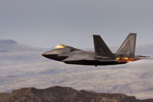 f 22, Vehicles, Aircraft, Airplane, Plane, Weapon, Military, Air, Force, Flight, Mountains, Landscape
