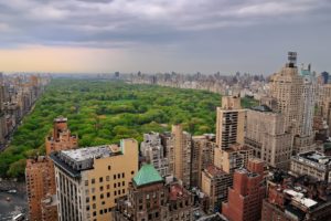 new, York, World, Architecture, Buildings, Skyscrapers, Park, Trees, Forest, Urban, Sky, Clouds, Scenic