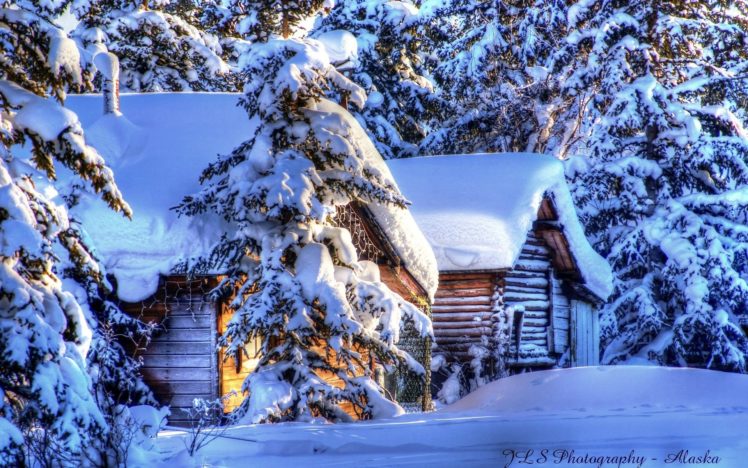 world, Architecture, Buildings, Houses, Cabins, Nature, Trees, Forest, Resort, Winter, Snow, Seasons, Hdr, White, Sunlight HD Wallpaper Desktop Background
