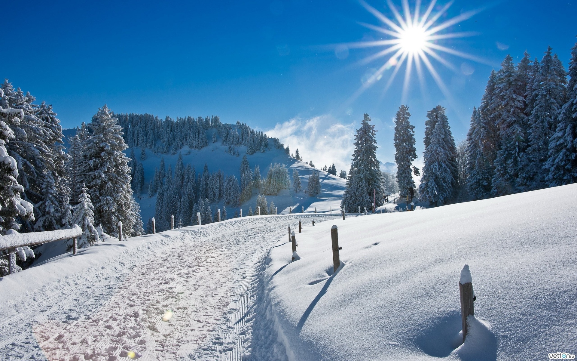 nature, Landscapes, Mountain, Roads, World, Winter, Snow, Winter, Seasons, Sun, Sunlight, Bright, White Wallpaper