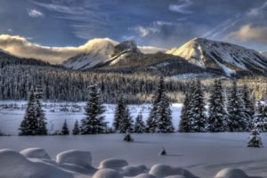 nature, Landscapes, Mountains, Trees, Forest, Wood, Winter, Snow, Seasons, Sky, Clouds, Fog, Sun, Sunlight