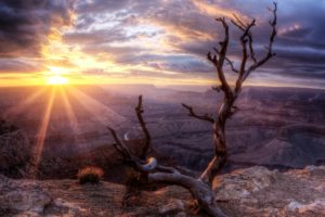 sunrise, At, The, Grand, Canyon