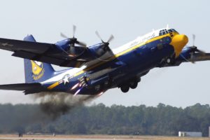 aircraft, C 130, Hercules, Blue, Angels