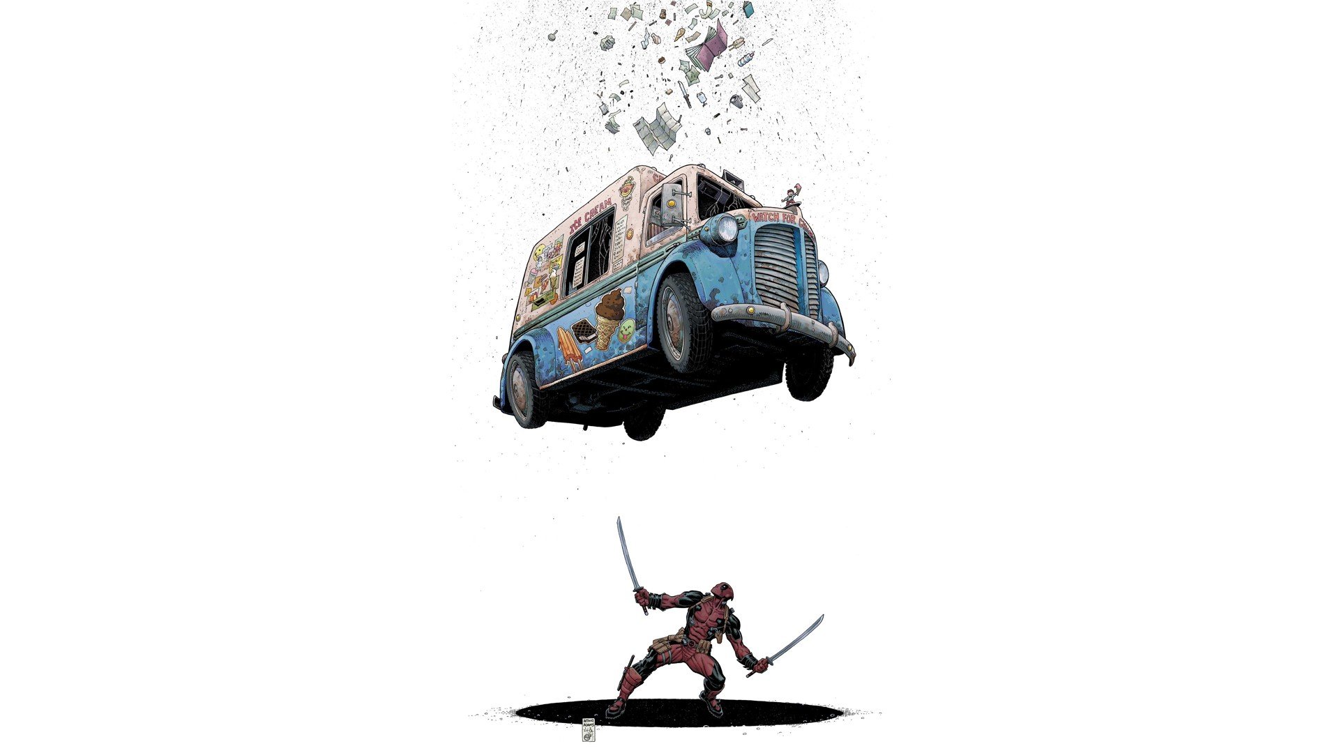 comics, Deadpool, Wade, Wilson Wallpaper