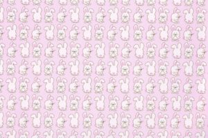 bunny, Pattern, Rabbit, Cute, Children
