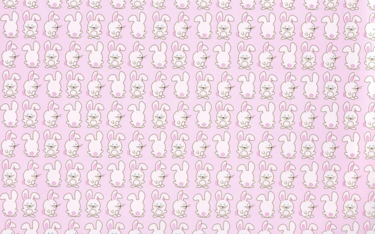 bunny, Pattern, Rabbit, Cute, Children HD Wallpaper Desktop Background