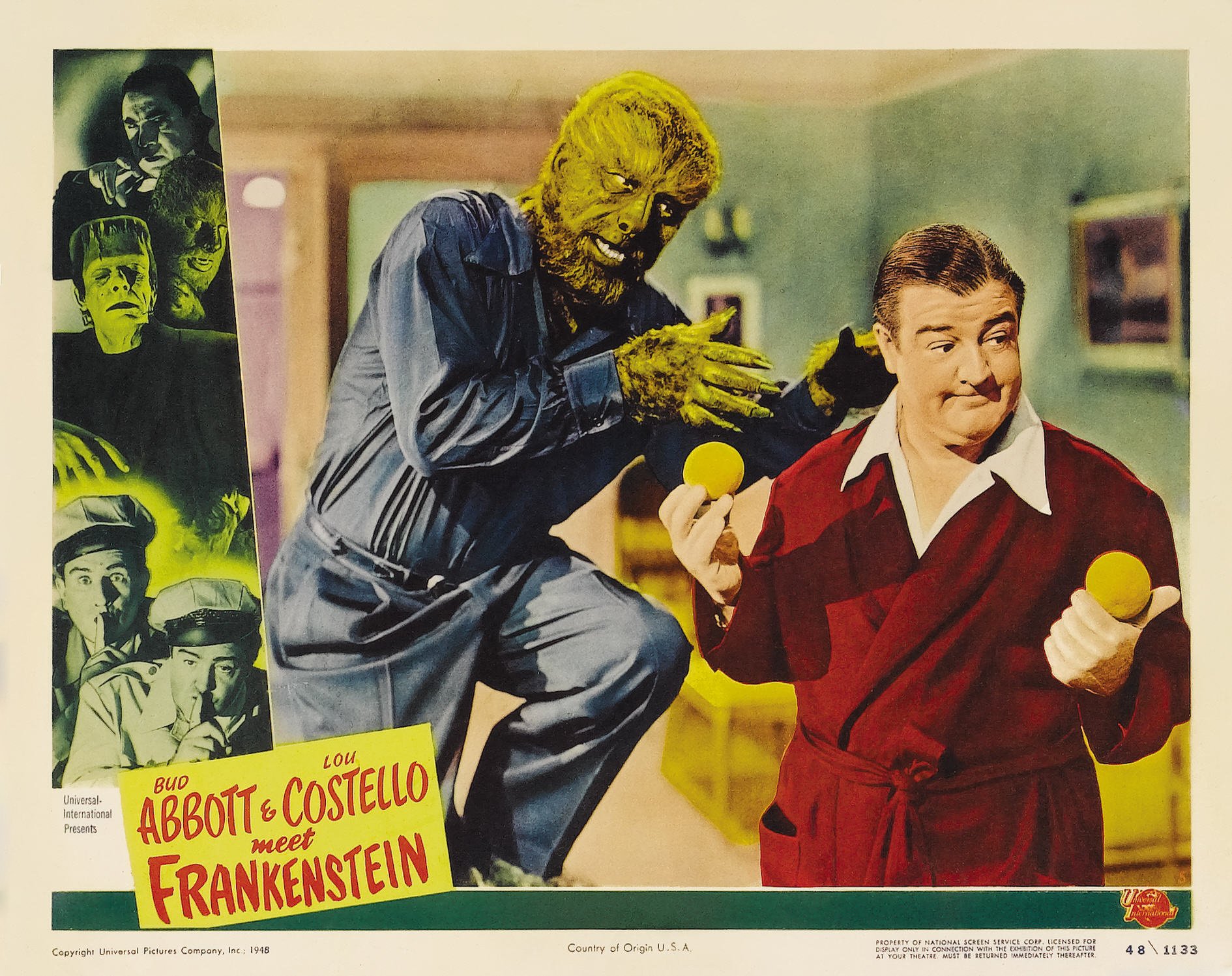 abbott, And, Costello, Comedy, Retro, Televion, Movie, Film, Halloween, Werewolf Wallpaper