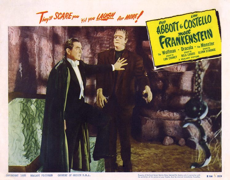 abbott, And, Costello, Comedy, Retro, Televion, Movie, Film, Poster, Dracula, Halloween, Frankenstein HD Wallpaper Desktop Background