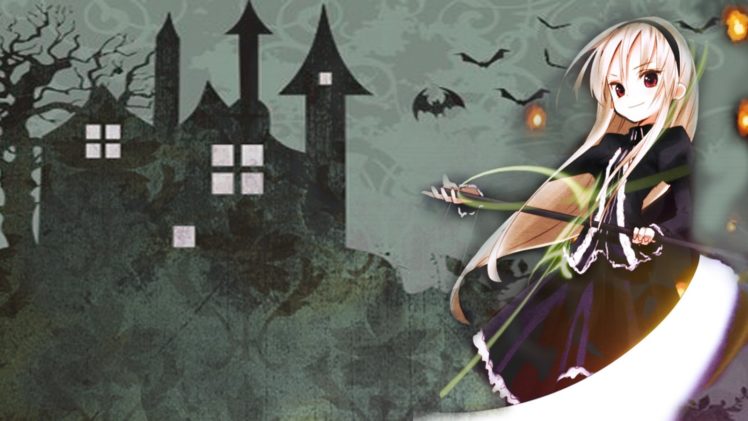 halloween, Anime, Girls HD Wallpaper Desktop Background