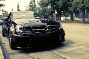 black, Mercedes, Luxury, Car