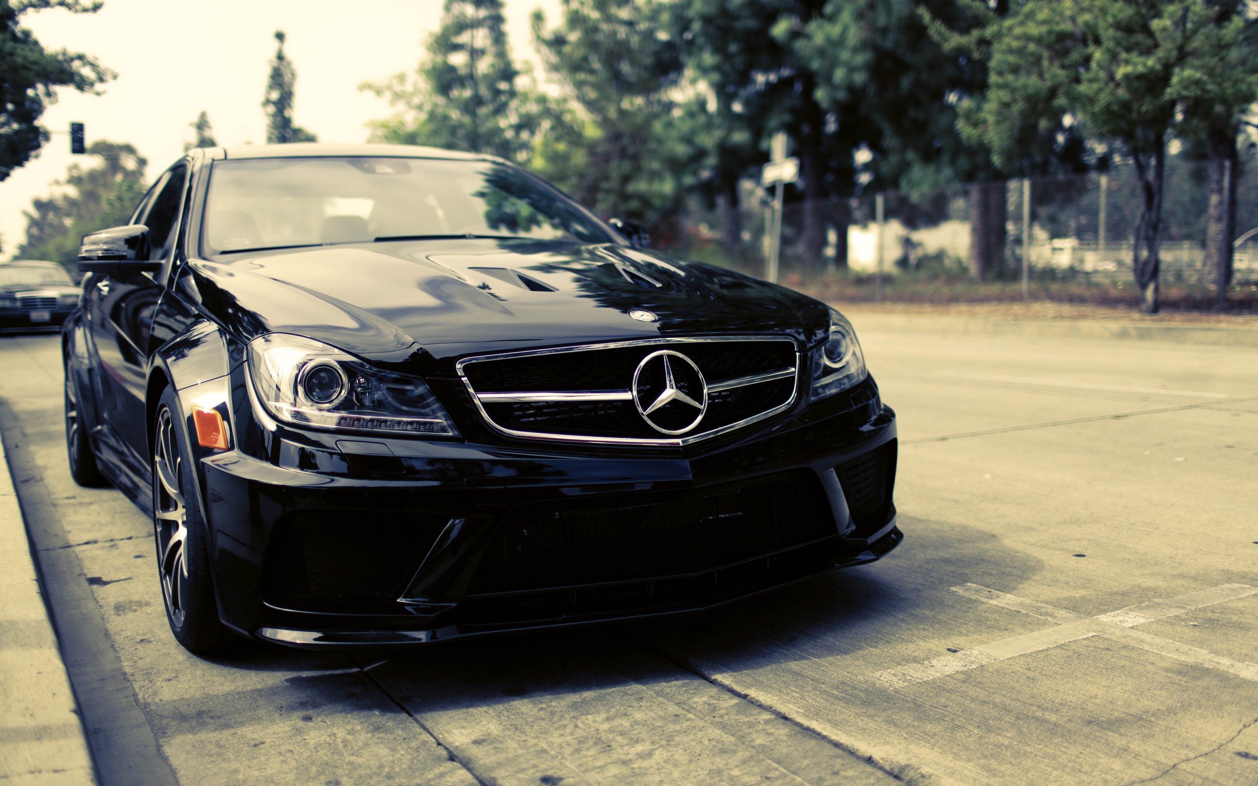 black, Mercedes, Luxury, Car Wallpaper