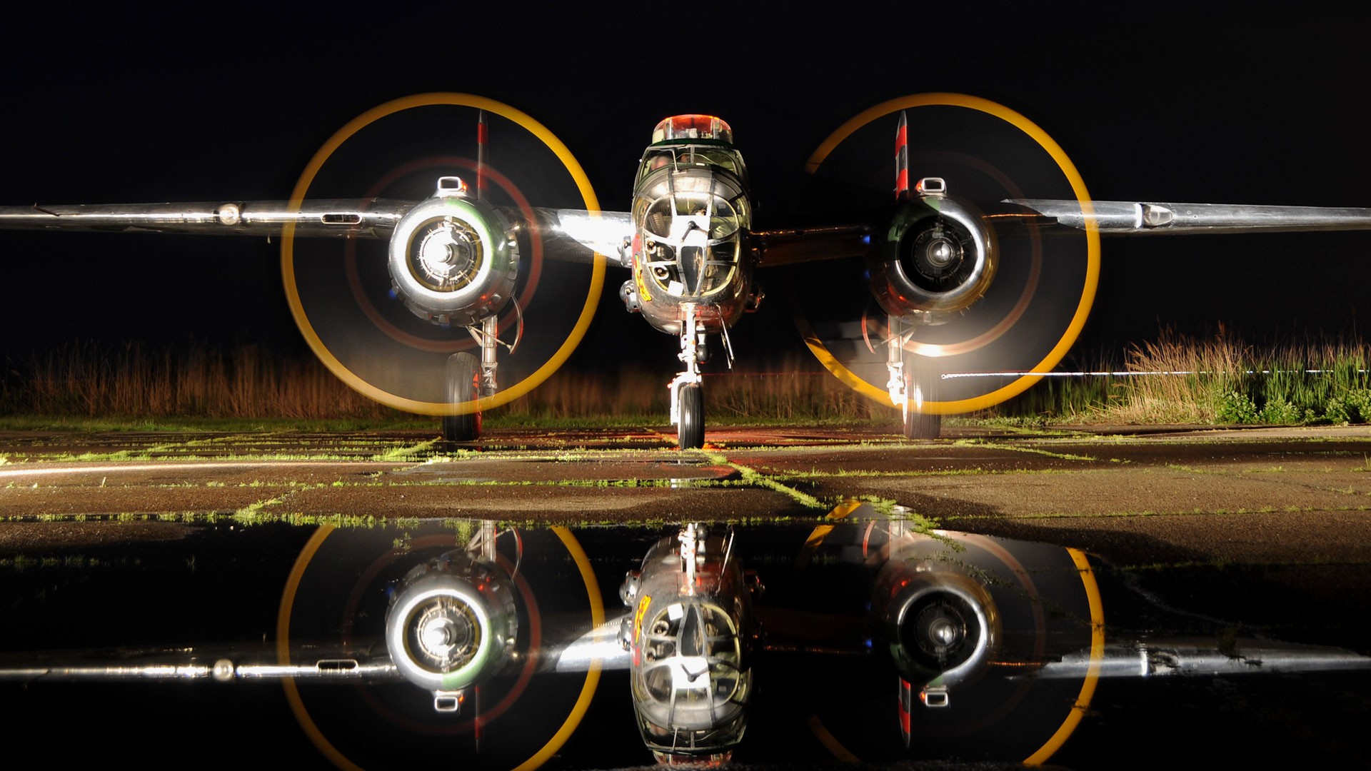 airplane, Plane, Wwii, Timelapse, Reflection, Vehicles, Aircraft, Military, Water, Reflection Wallpaper